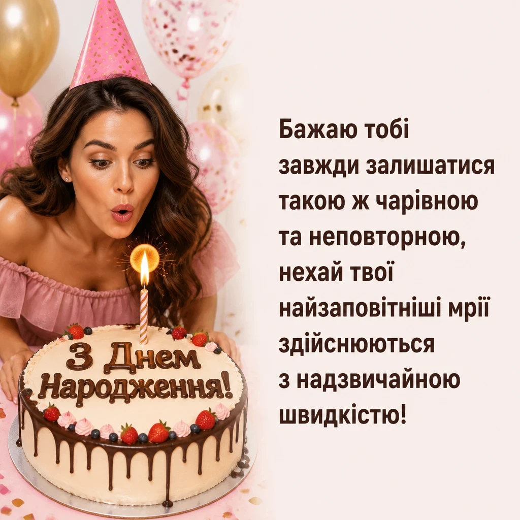 нові привітання з днем народження жінці