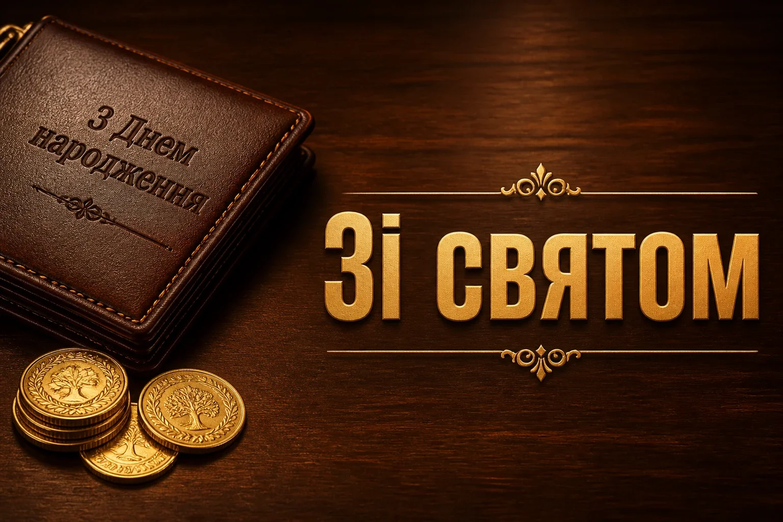привітання з днем народження мужчині картинки українською мовою