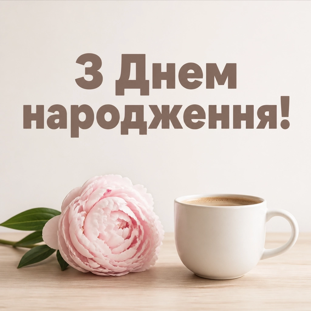 вітання з днем народження для жінки