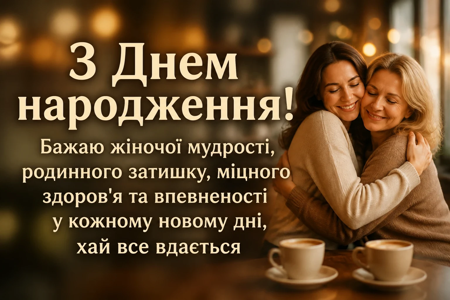 вітання з днем народження для жінки