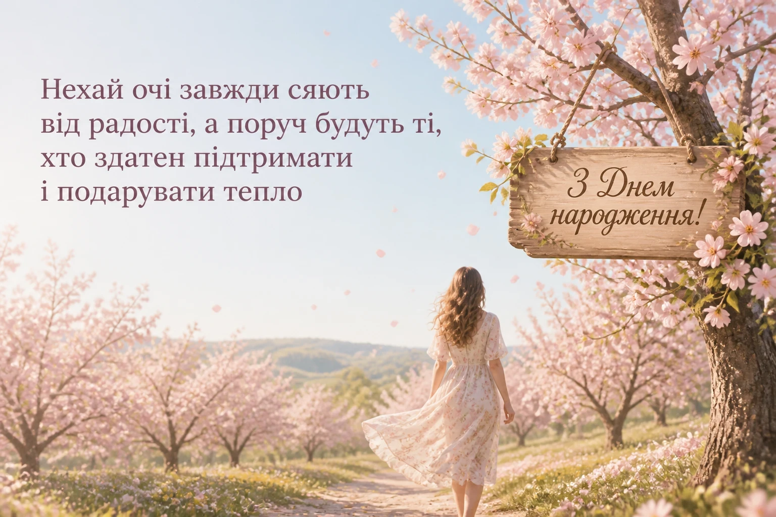 вітання з днем народження для жінки