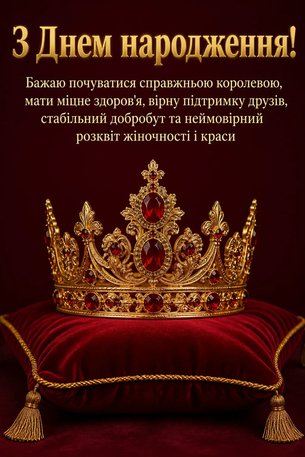 вітання з днем народження для жінки