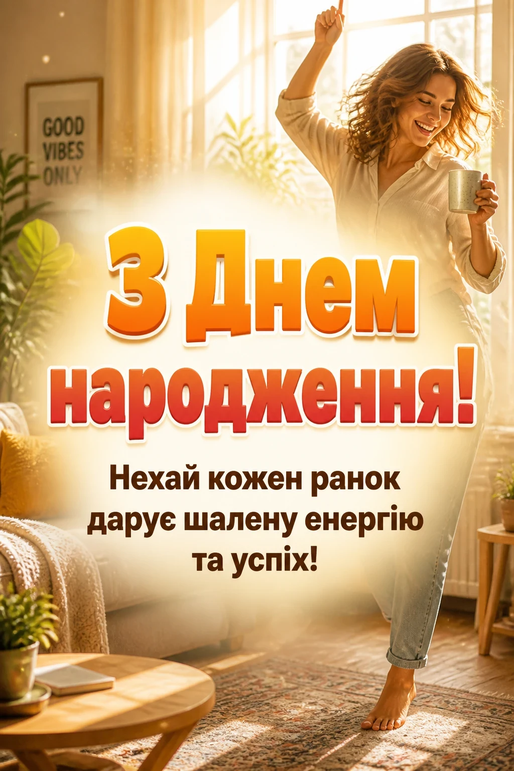 вітання з днем народження для жінки