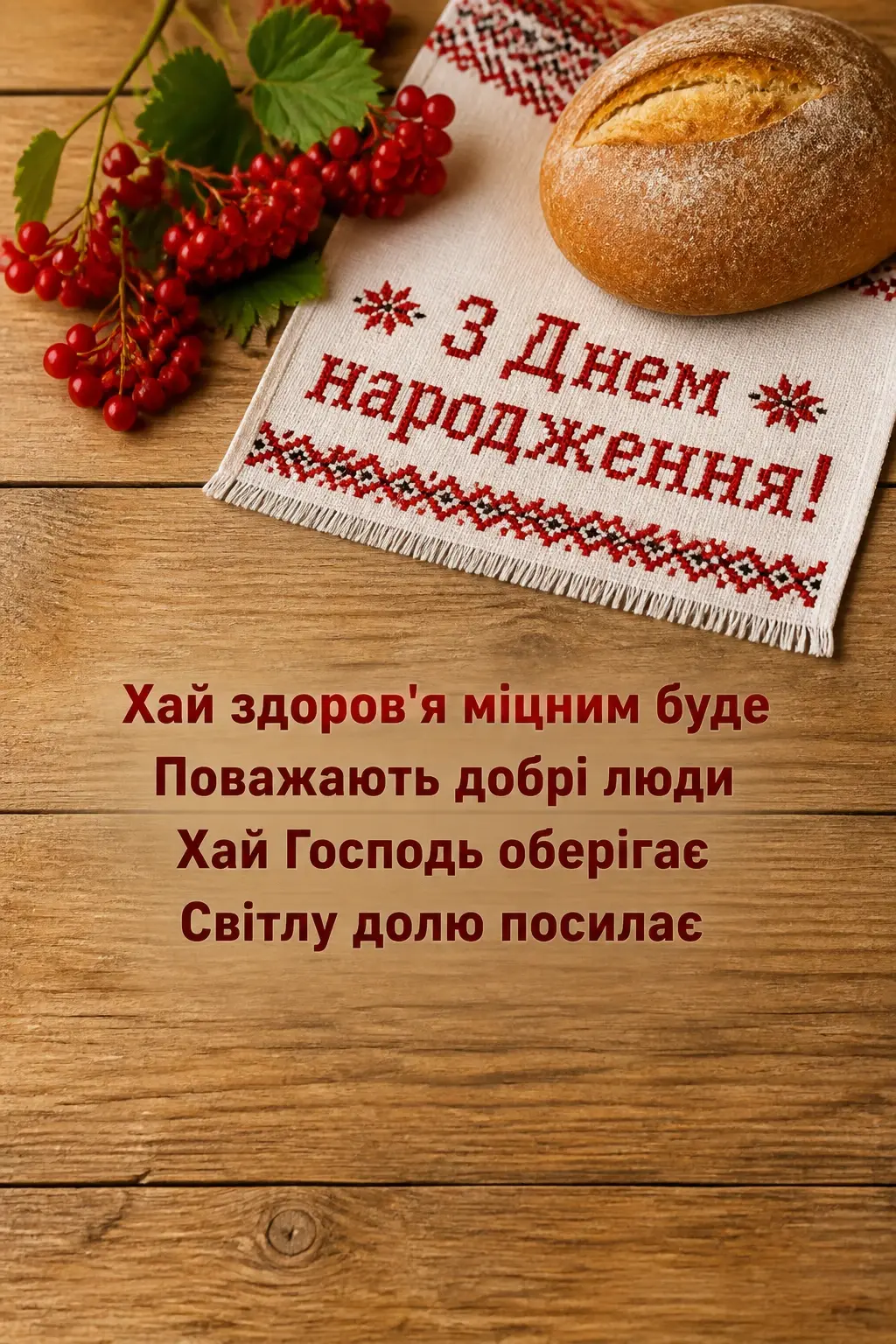 вітання з днем народження для жінки