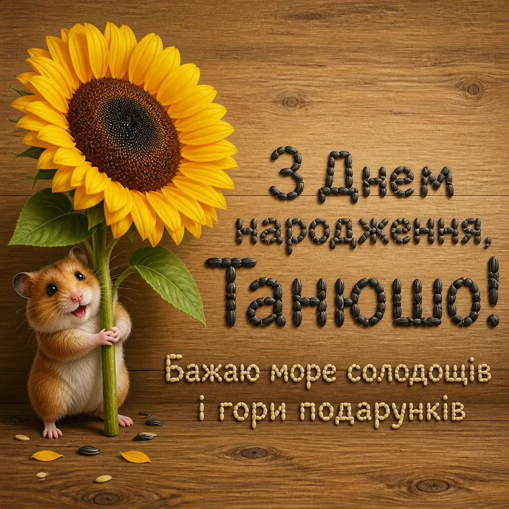 з днем народження танюша