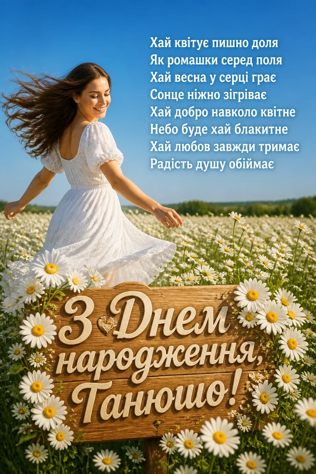 з днем народження танюша
