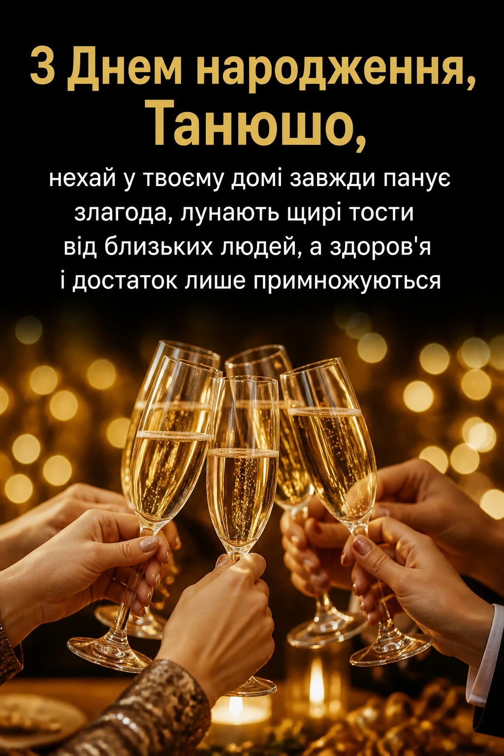 з днем народження танюша
