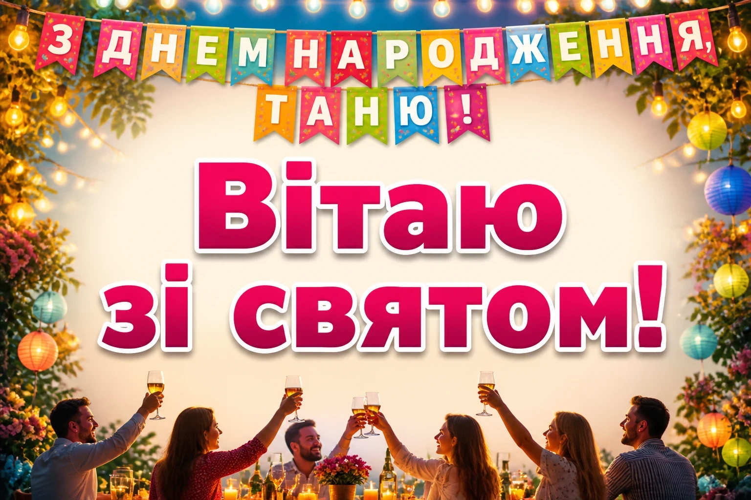 з днем народження таня
