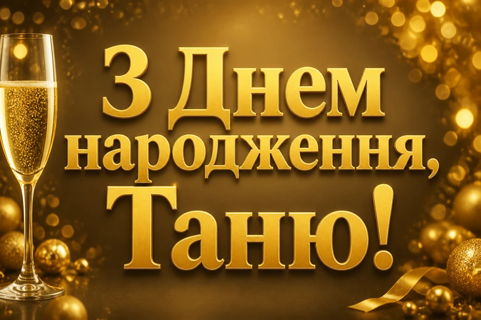 з днем народження таня