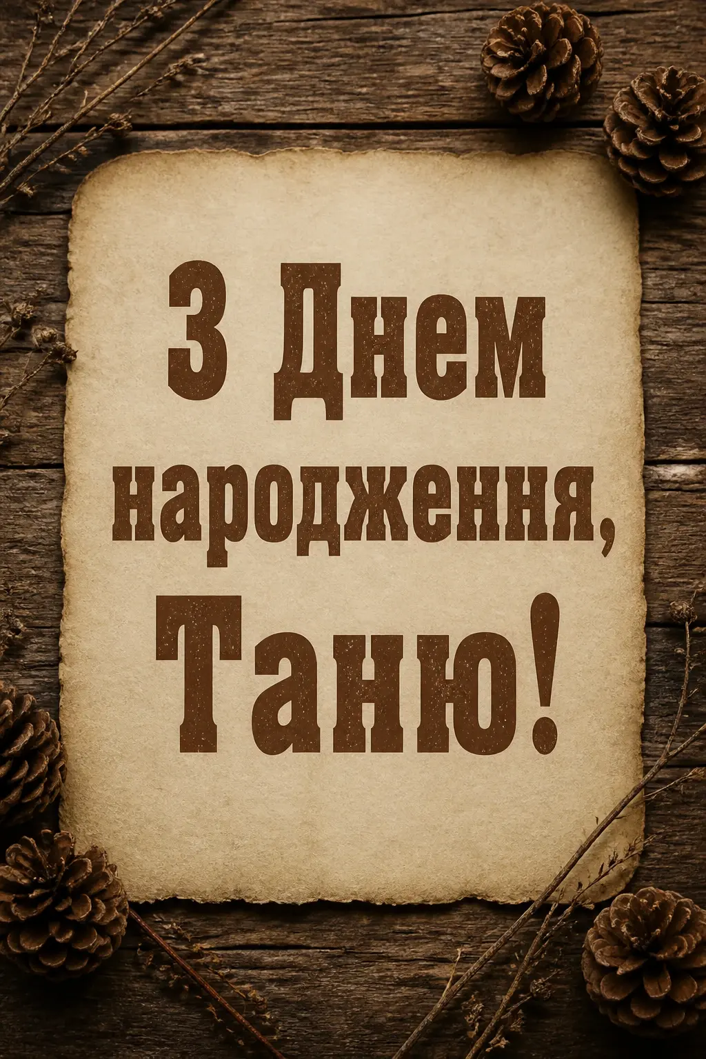 з днем народження таня