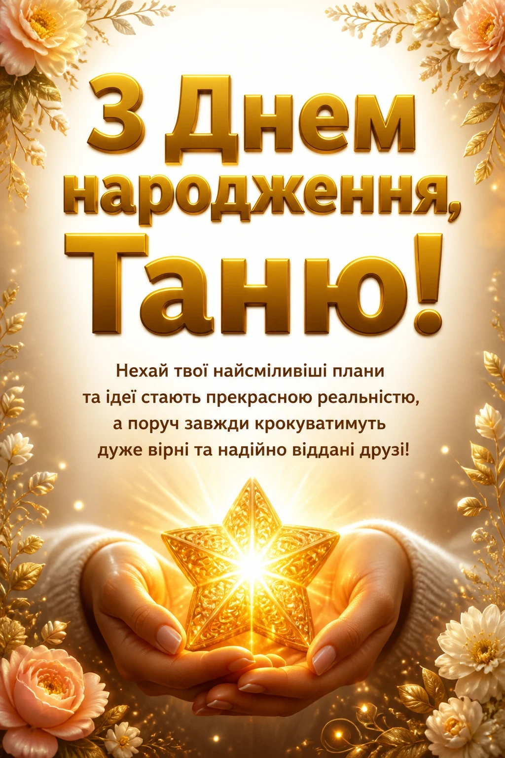 з днем народження таня