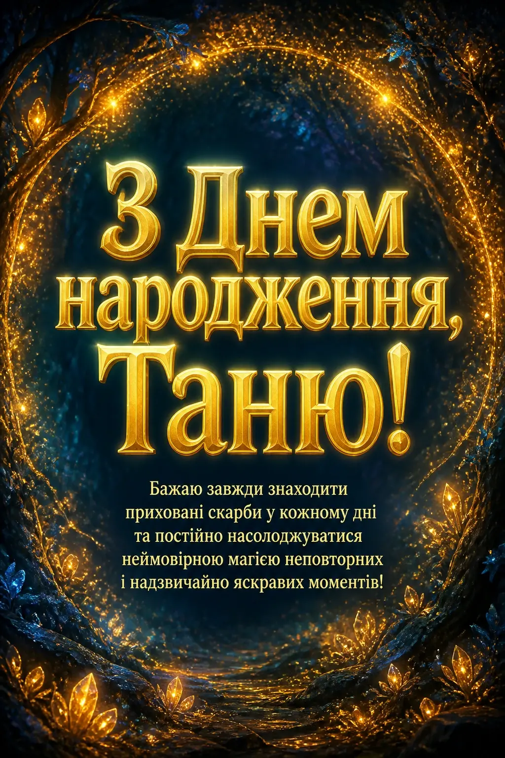 з днем народження таня