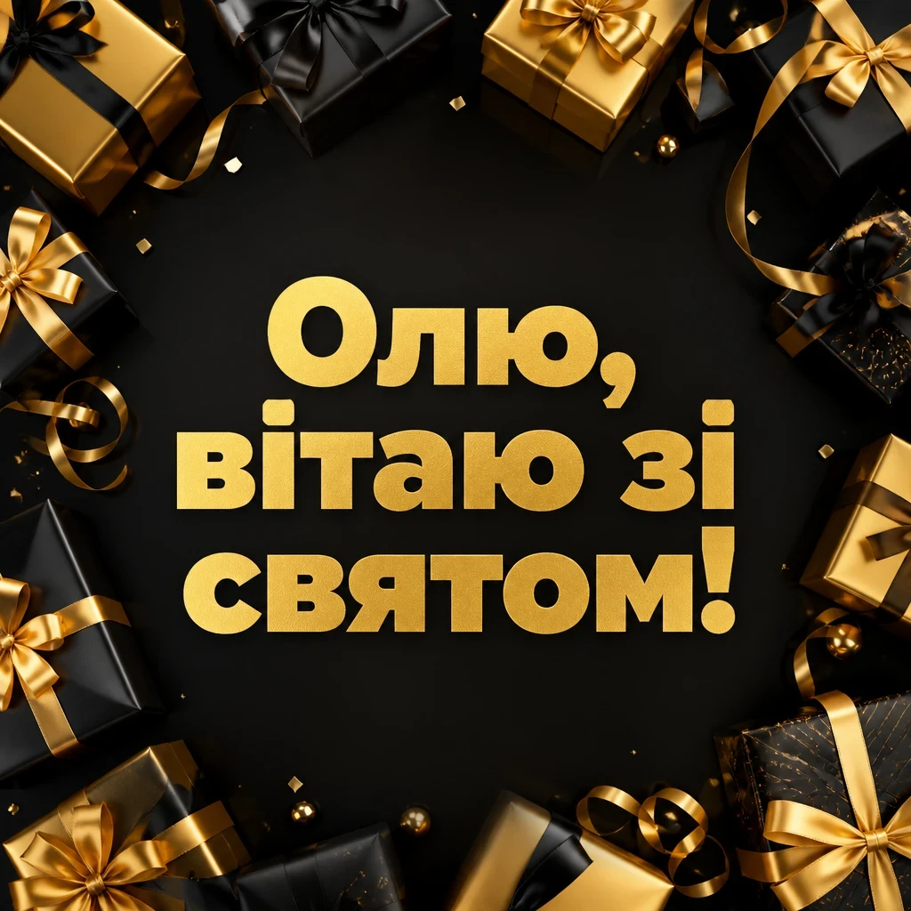 з днем народження оля