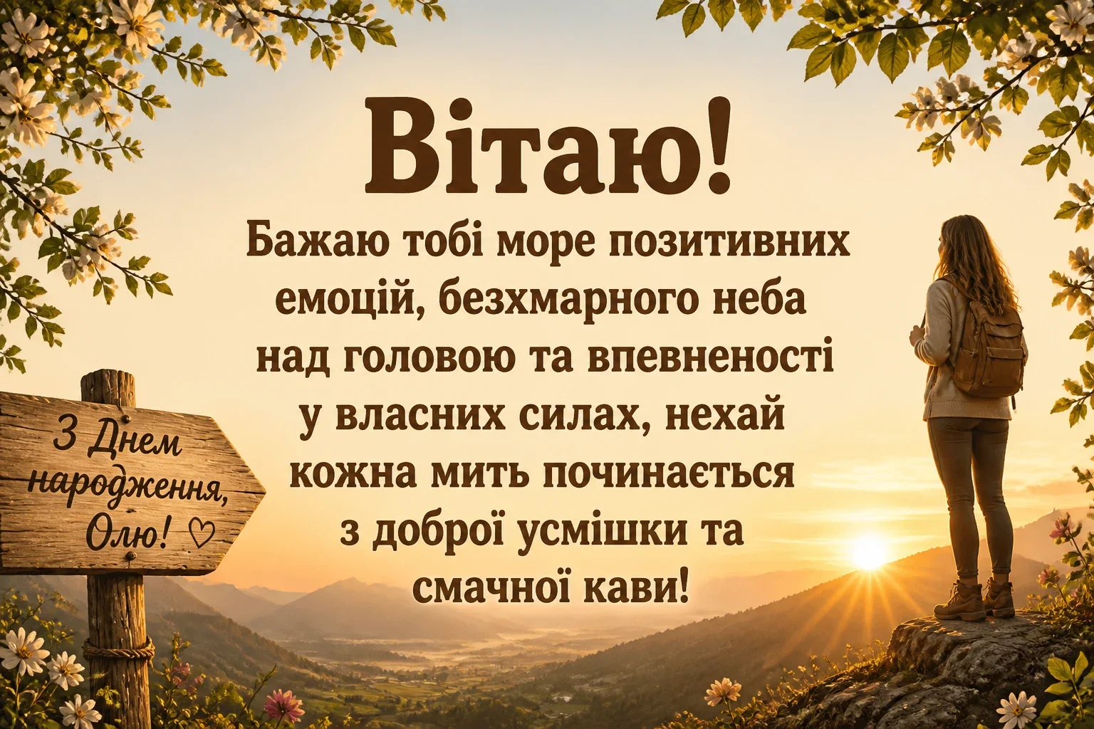 з днем народження оля
