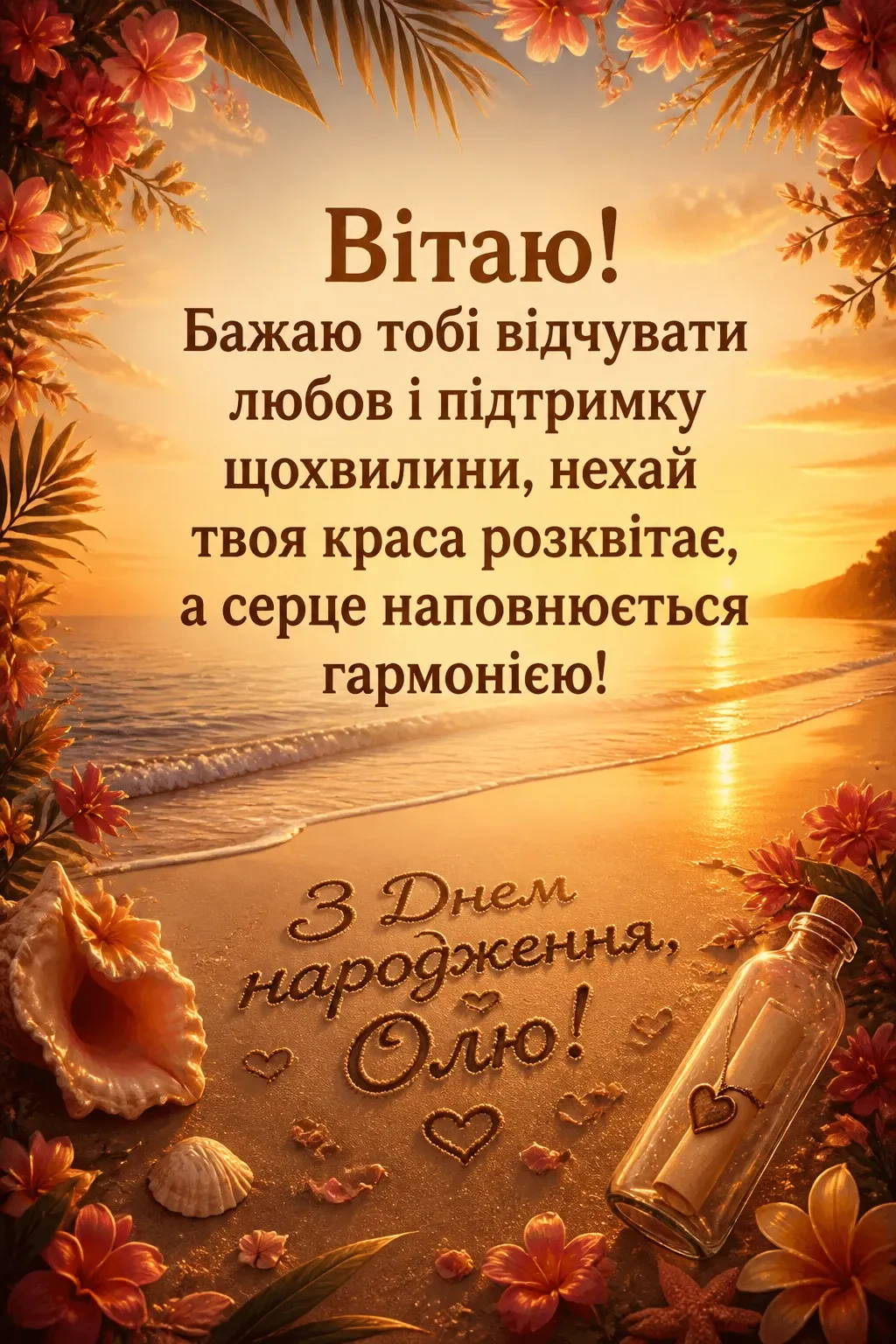 з днем народження оля