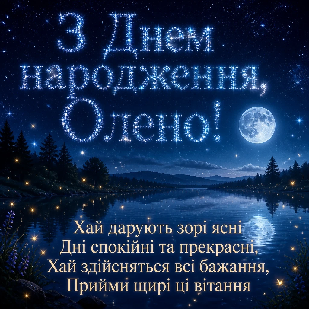 з днем народження олена