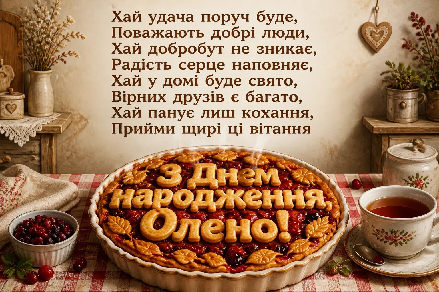 з днем народження олена