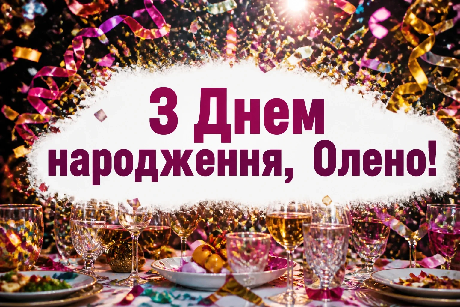 з днем народження олена