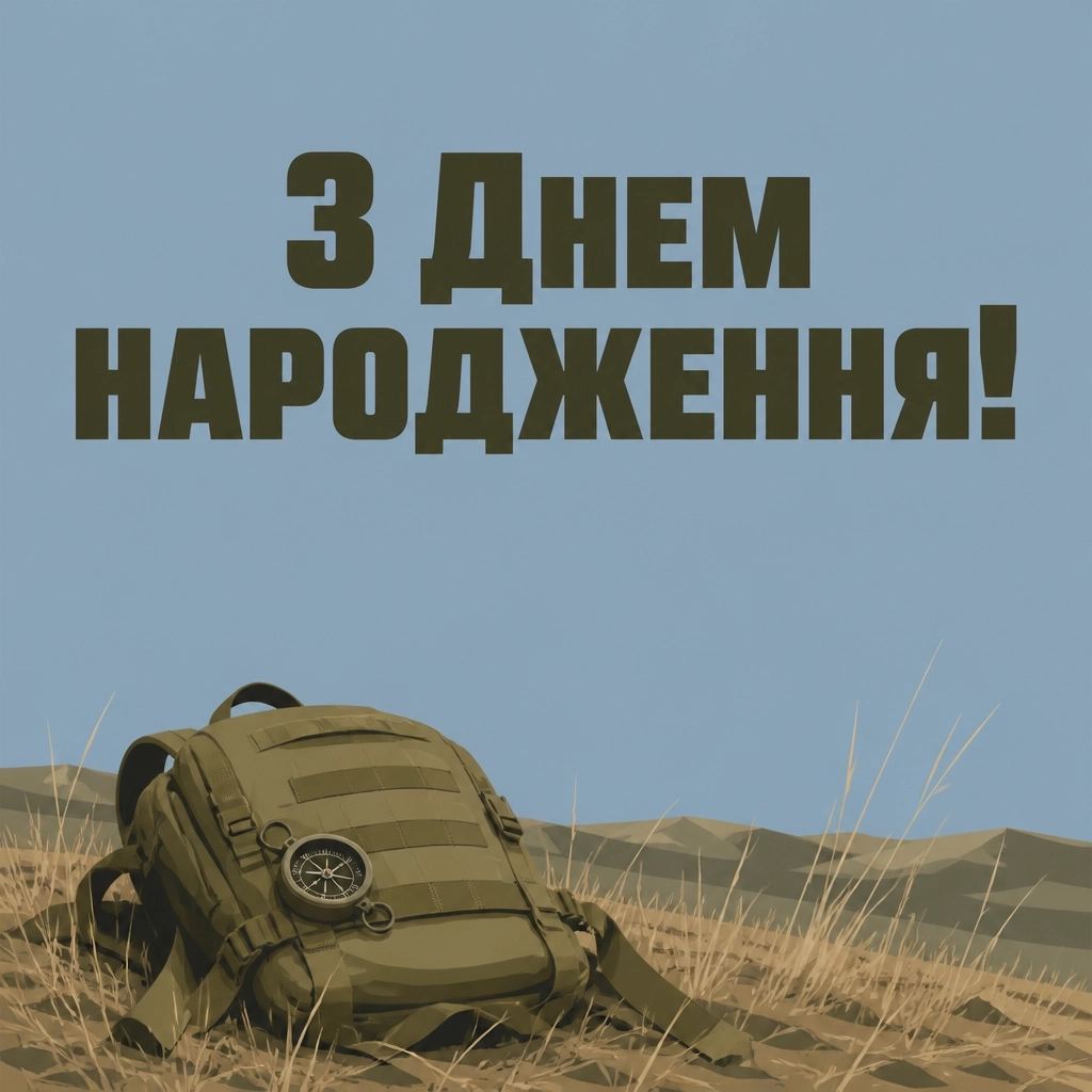 привітання з днем народження військового