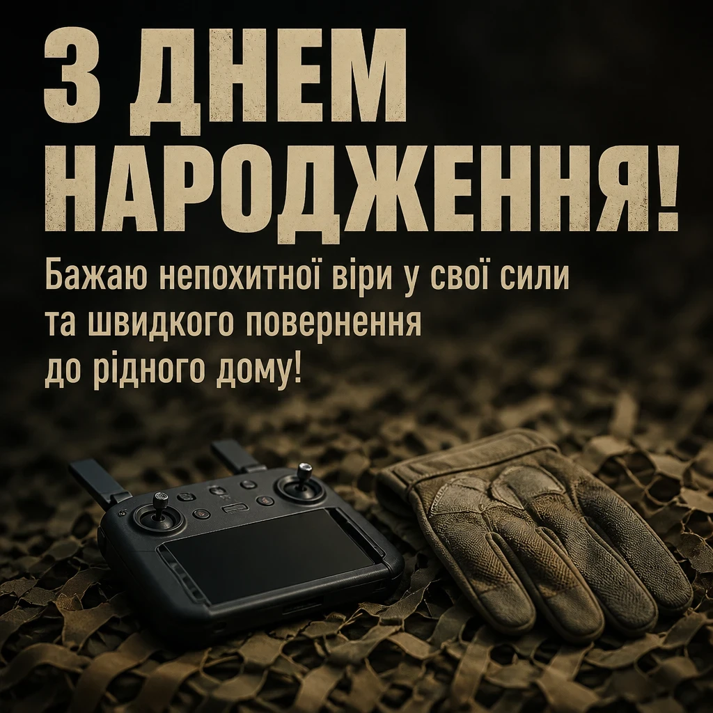 привітання з днем народження військового