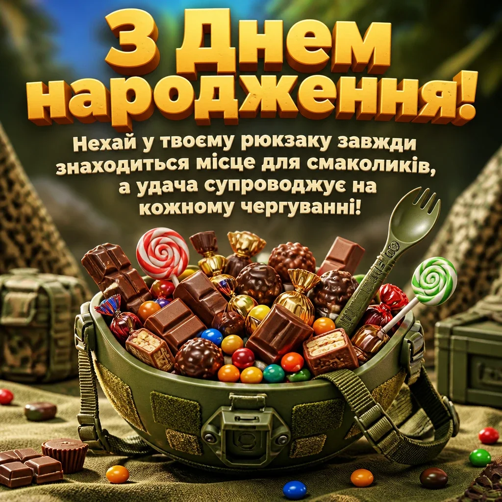 привітання з днем народження військового