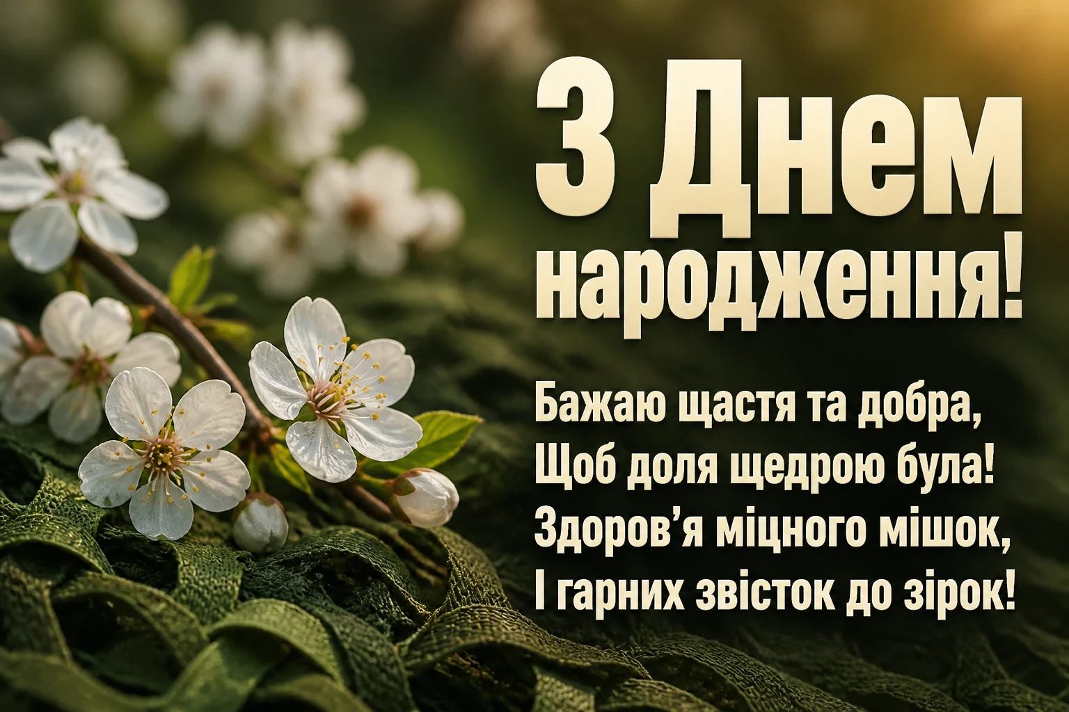 привітання з днем народження військового