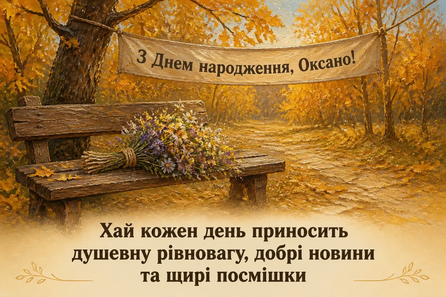з днем народження оксана