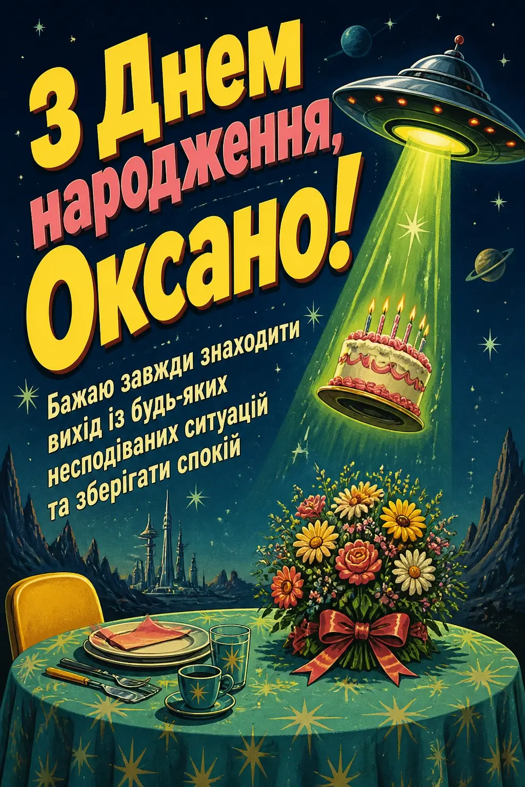 з днем народження оксана