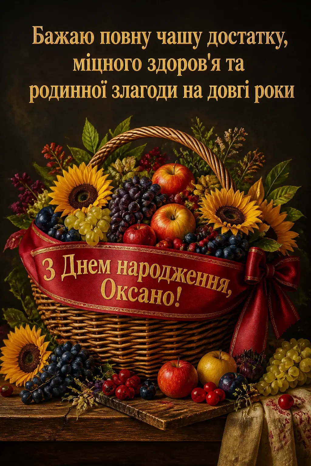 з днем народження оксана