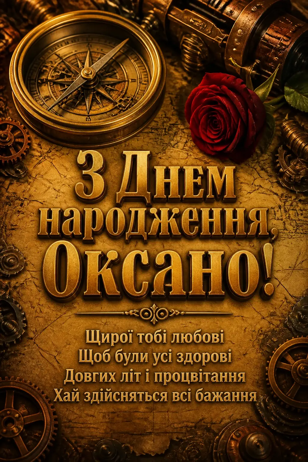 з днем народження оксана