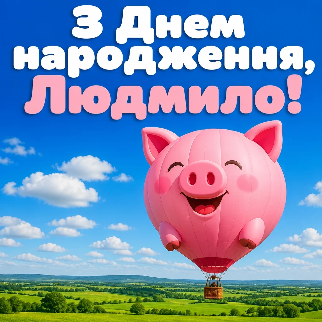 з днем народження людмила