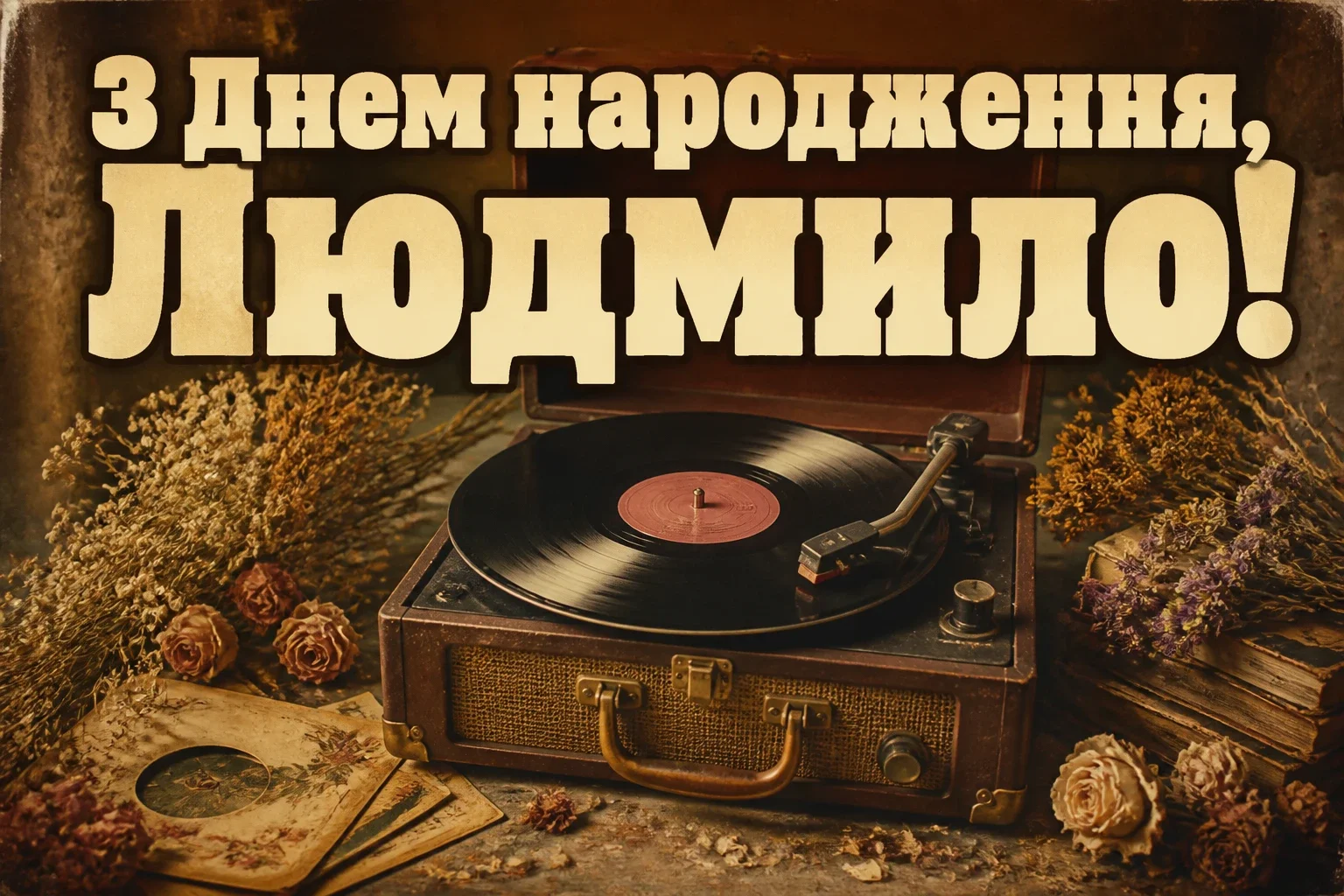 з днем народження людмила