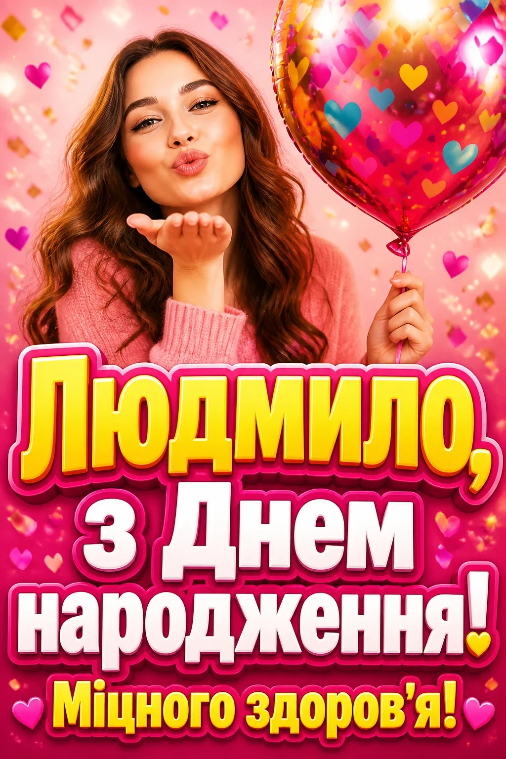 з днем народження людмила