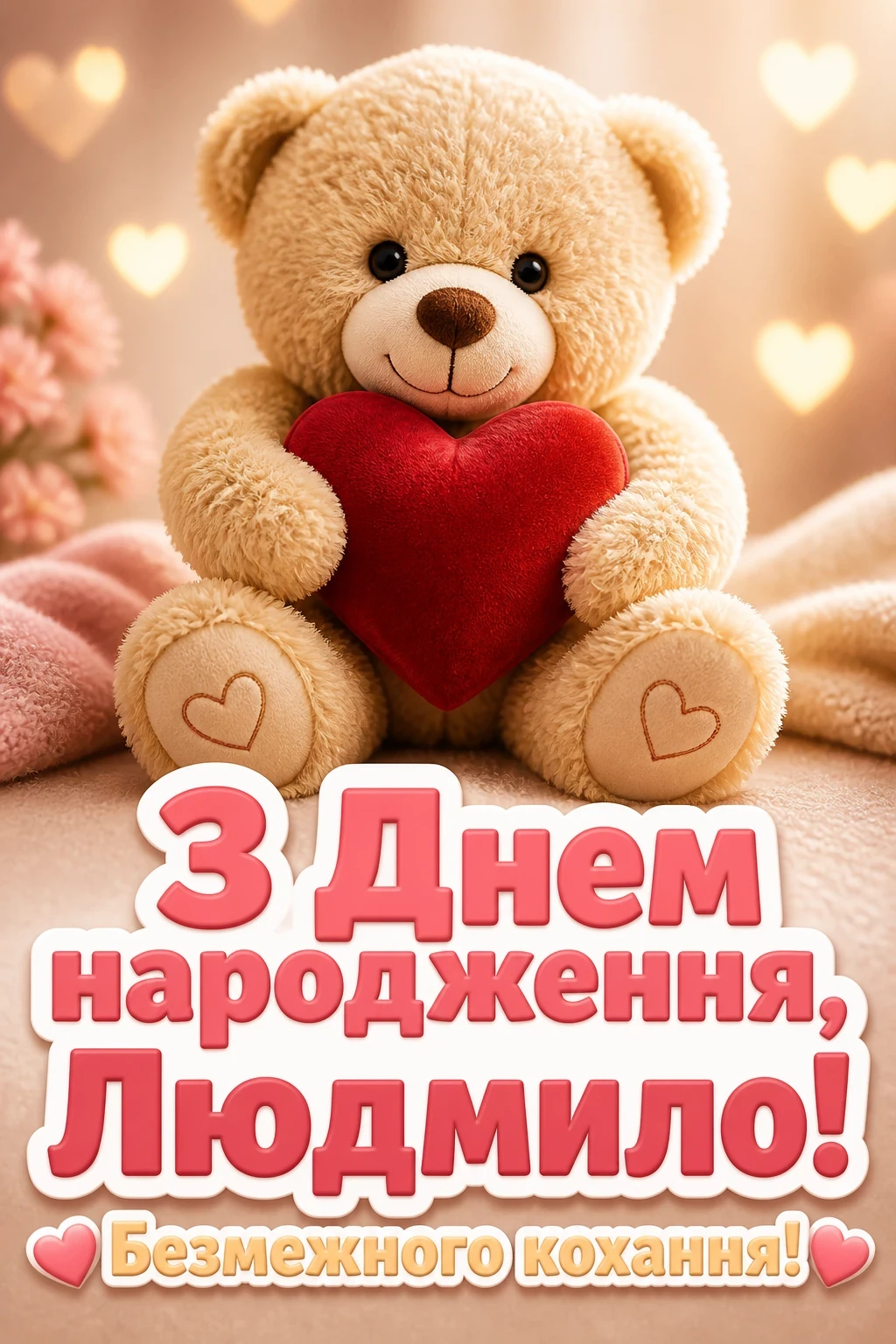 з днем народження людмила