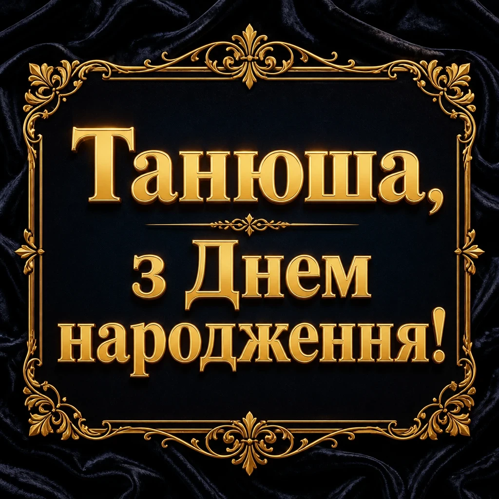 танюша з днем народження