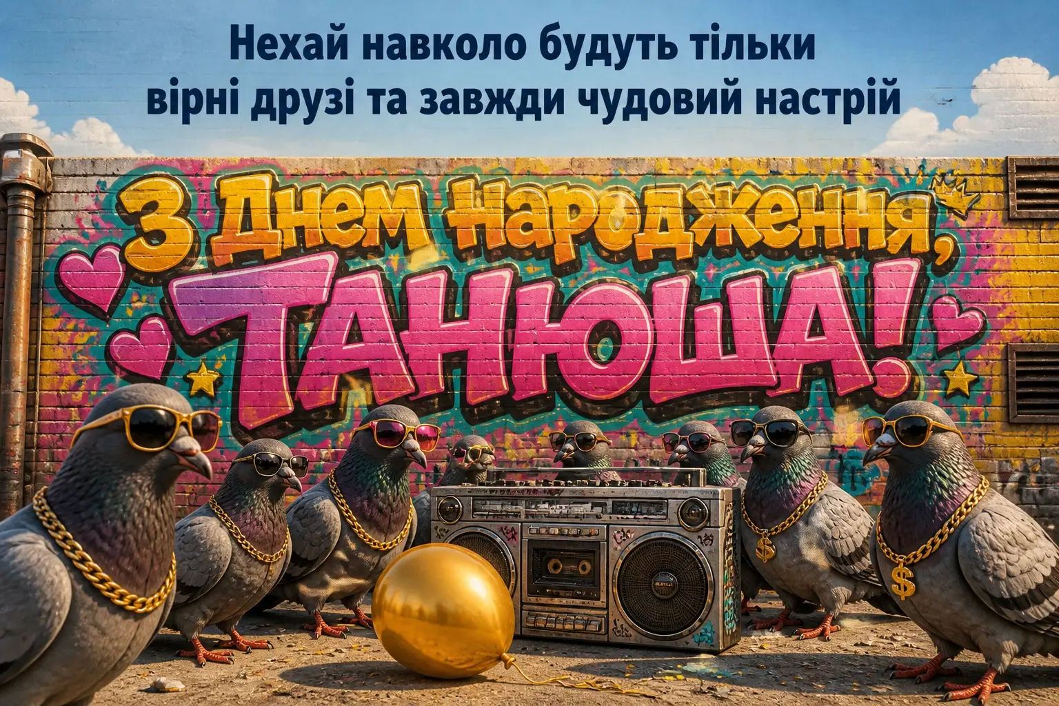 танюша з днем народження