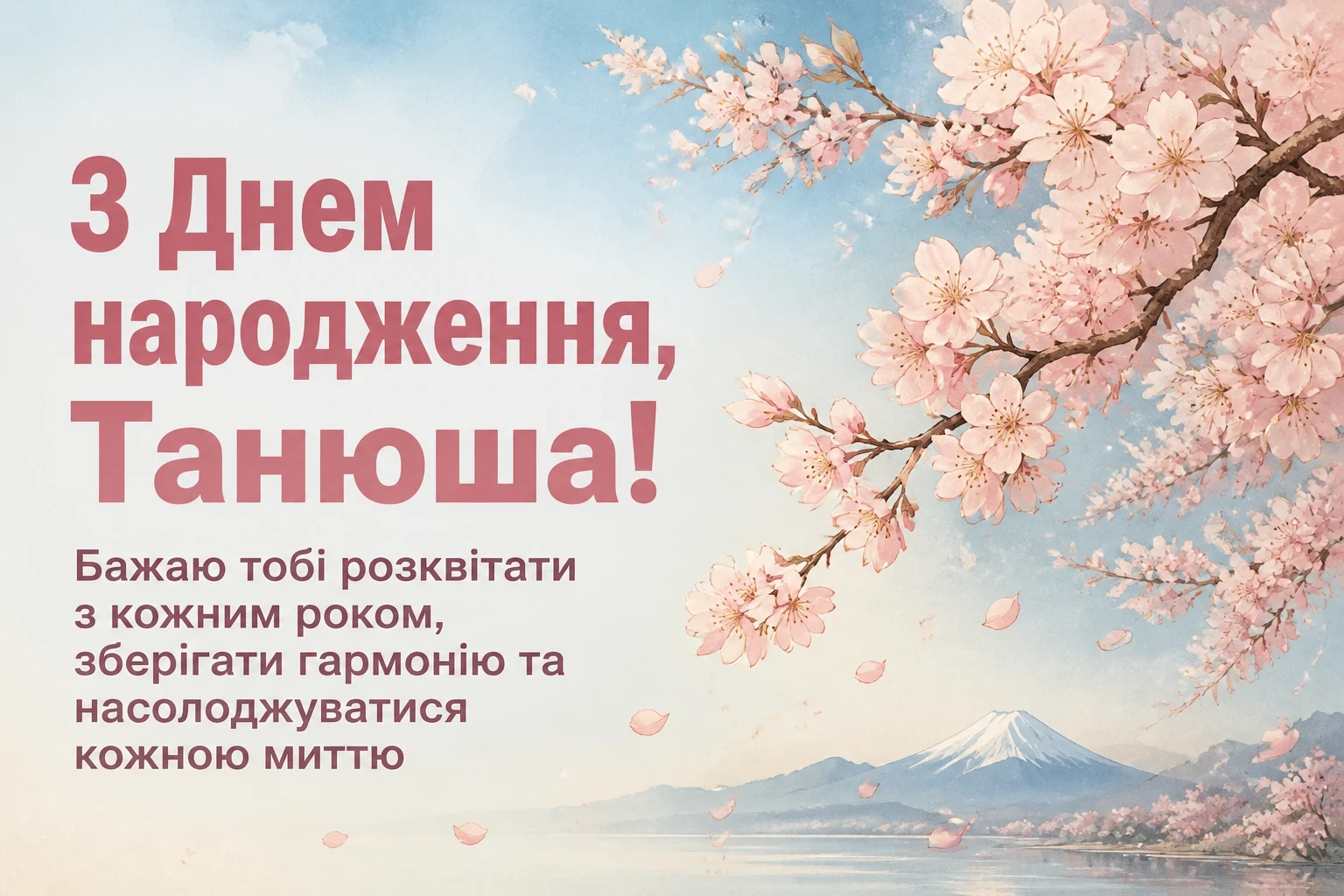 танюша з днем народження