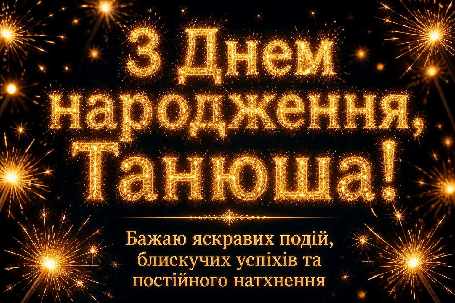 танюша з днем народження