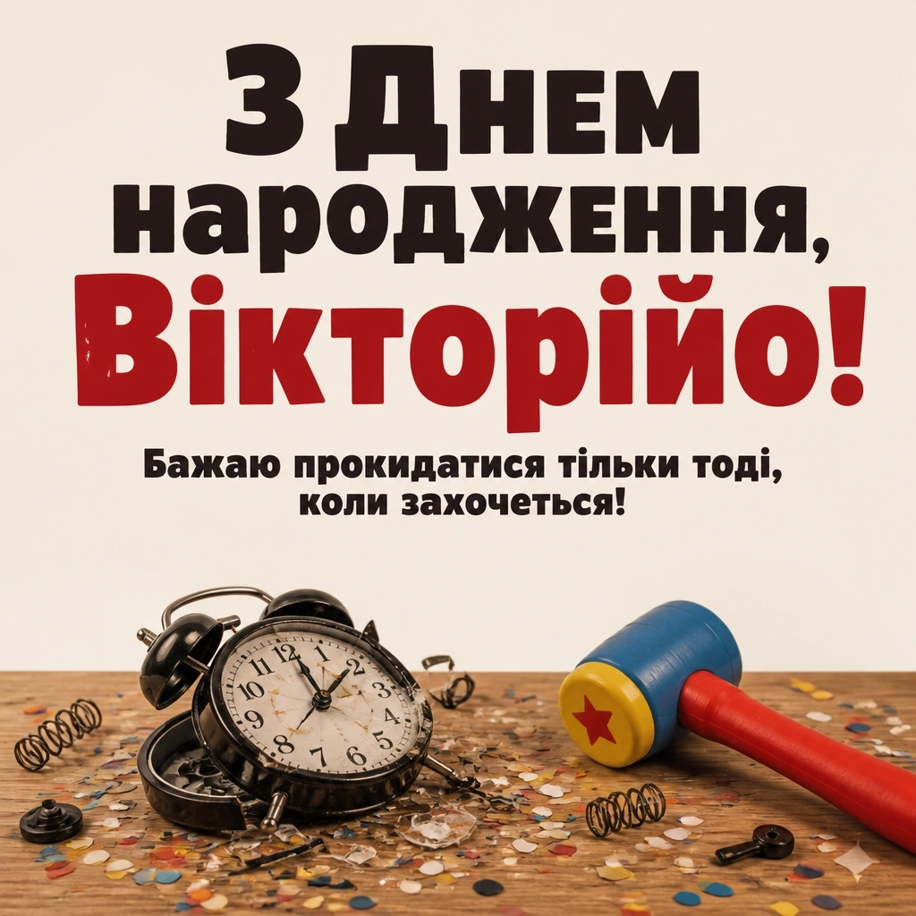 з днем народження вікторія