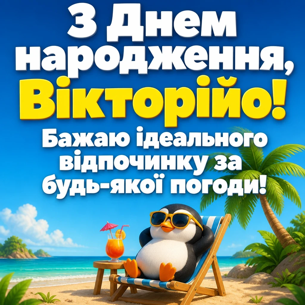 з днем народження вікторія