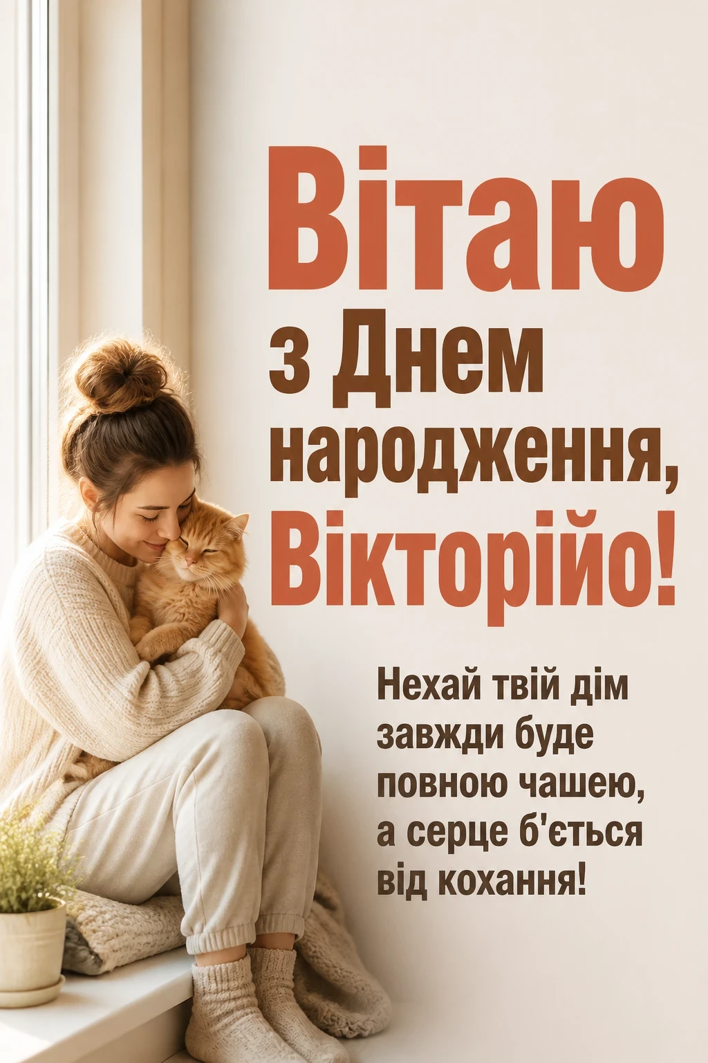 з днем народження вікторія