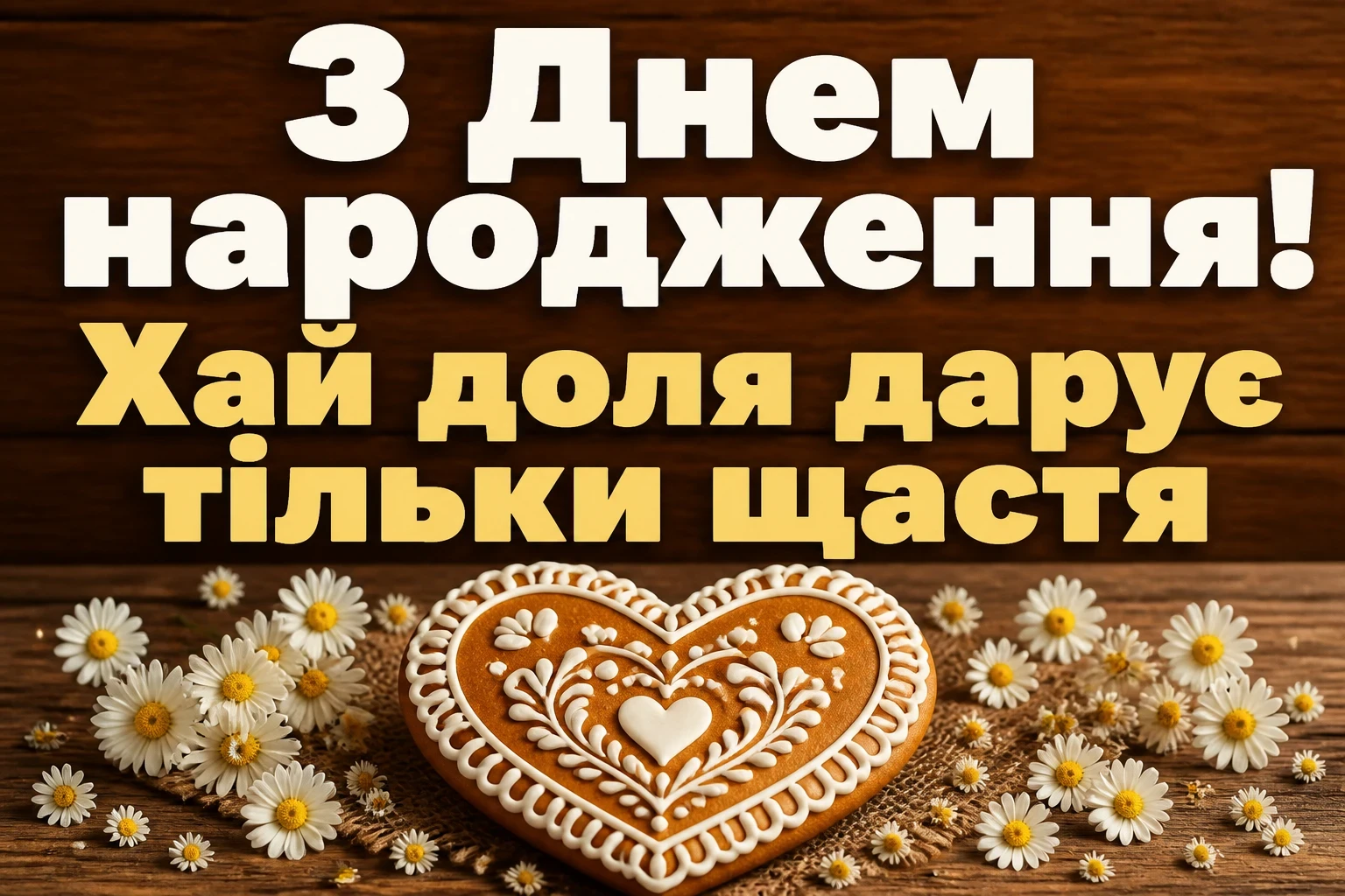 українському стилі зворушливе привітання з днем народження жінці