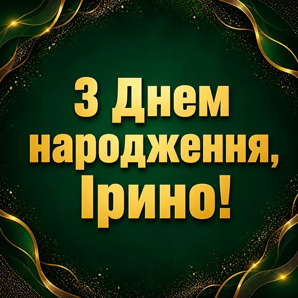 з днем народження ірина