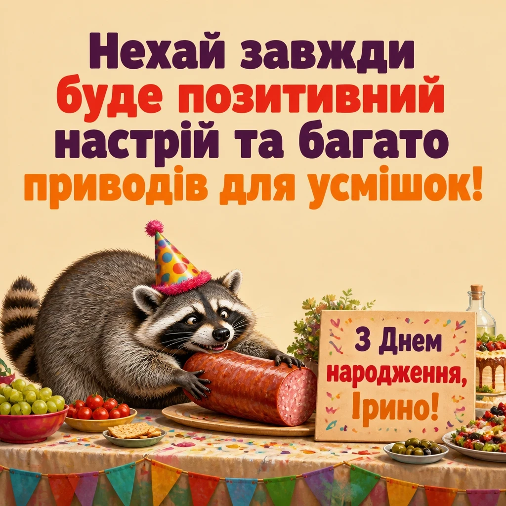 з днем народження ірина