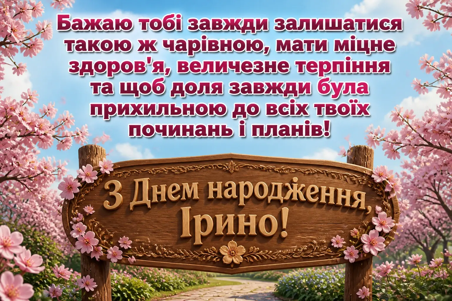 з днем народження ірина