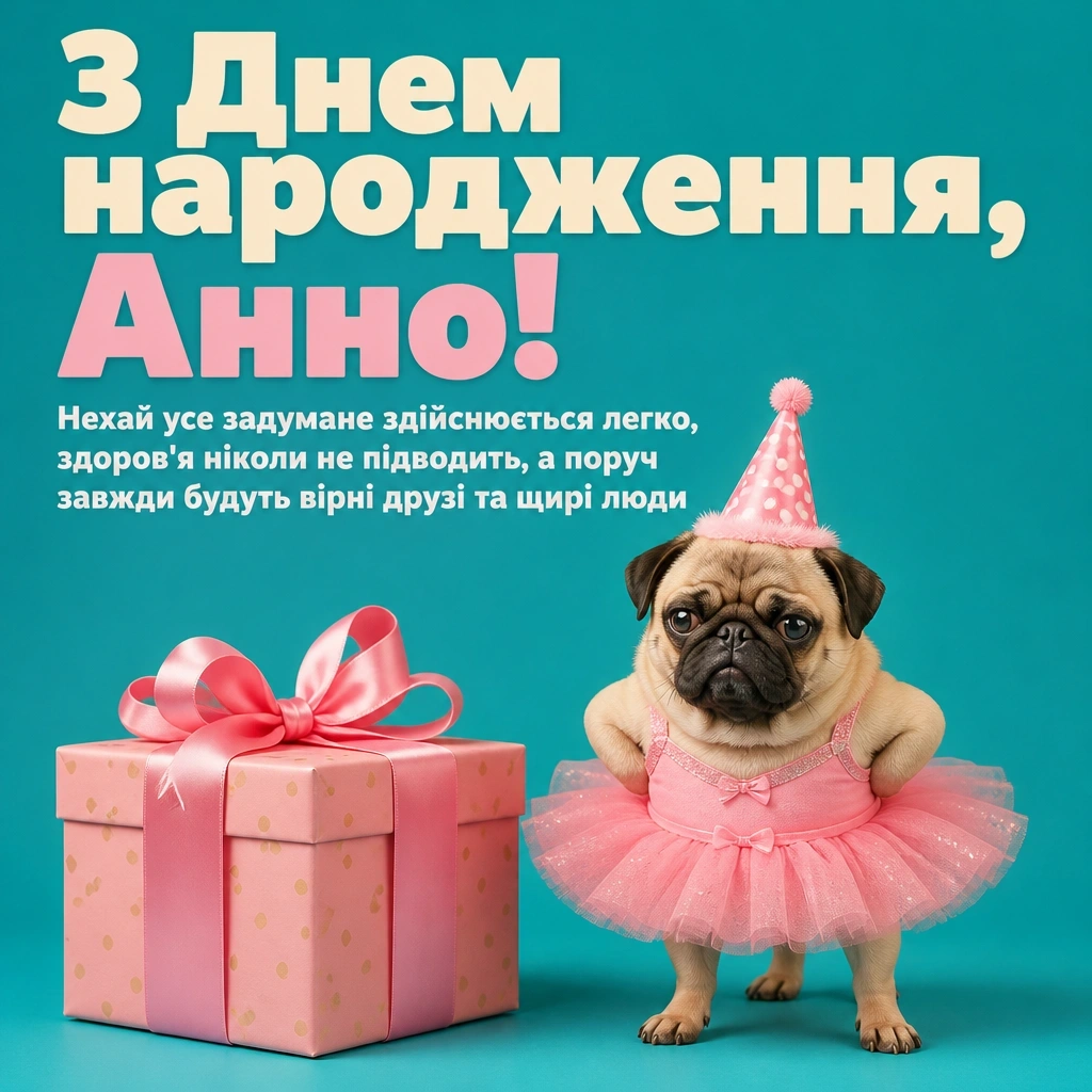 з днем народження анна