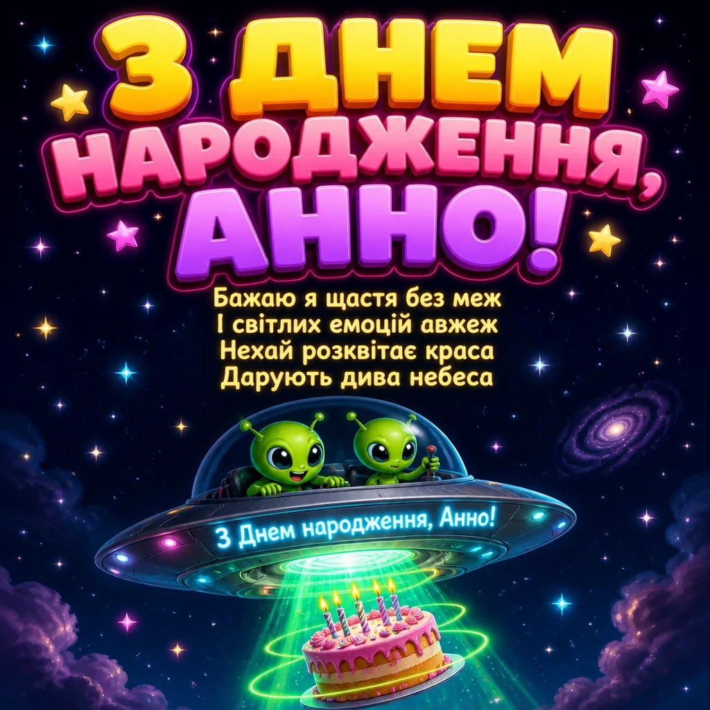 з днем народження анна