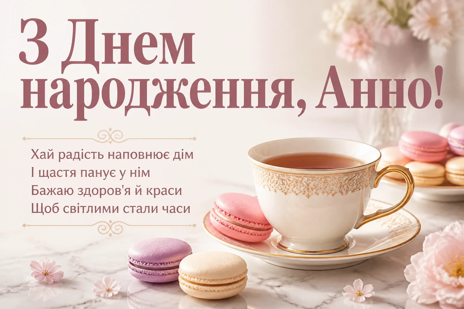 з днем народження анна