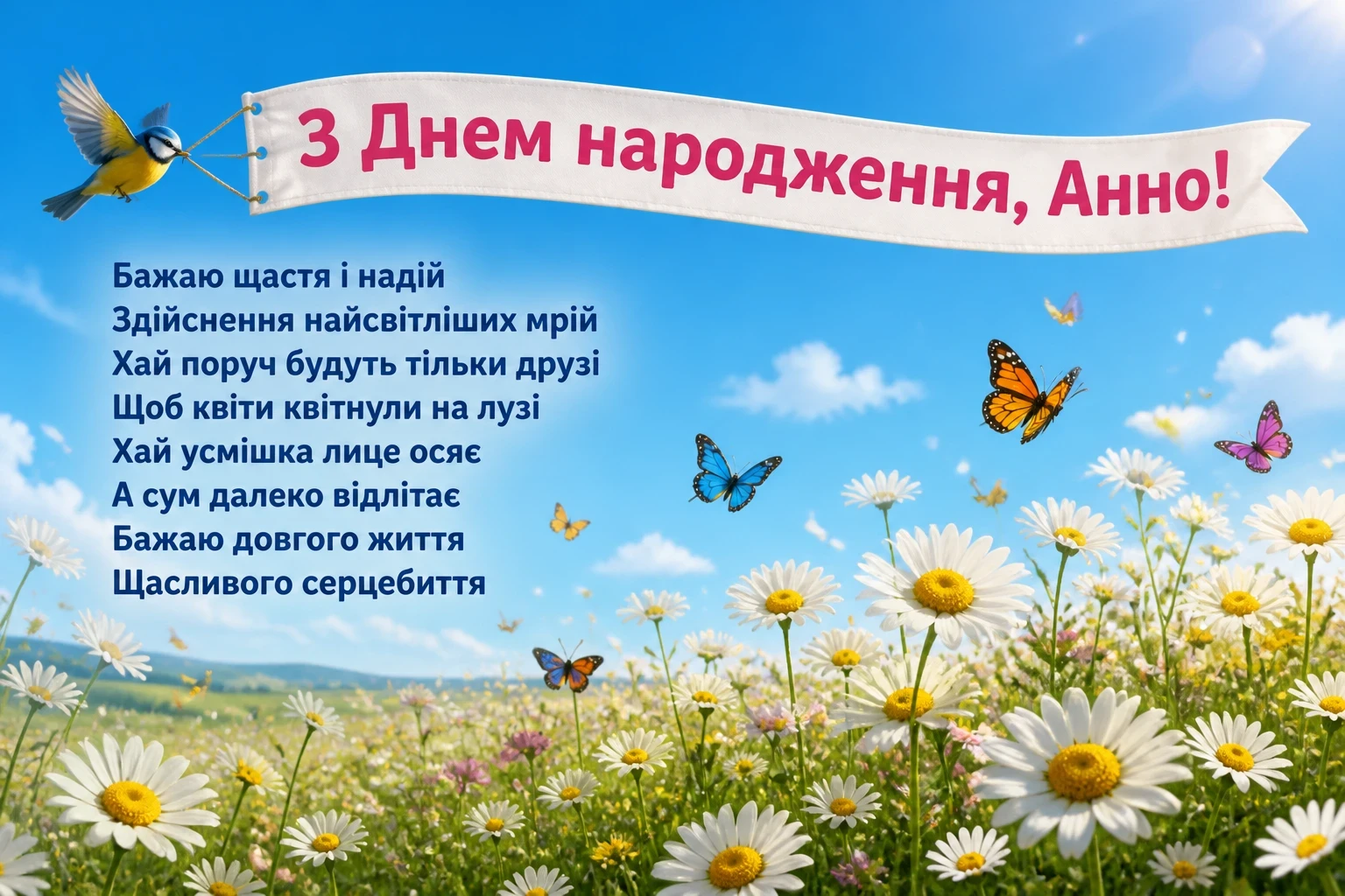 з днем народження анна