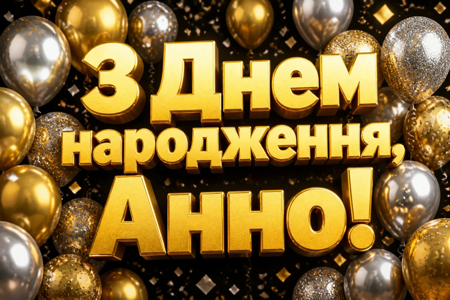 з днем народження анна